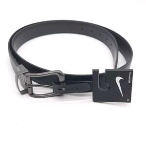 Nike (Mens Size 42) Reversible Golf Dress Belt Brown Black Synthetic Leather New